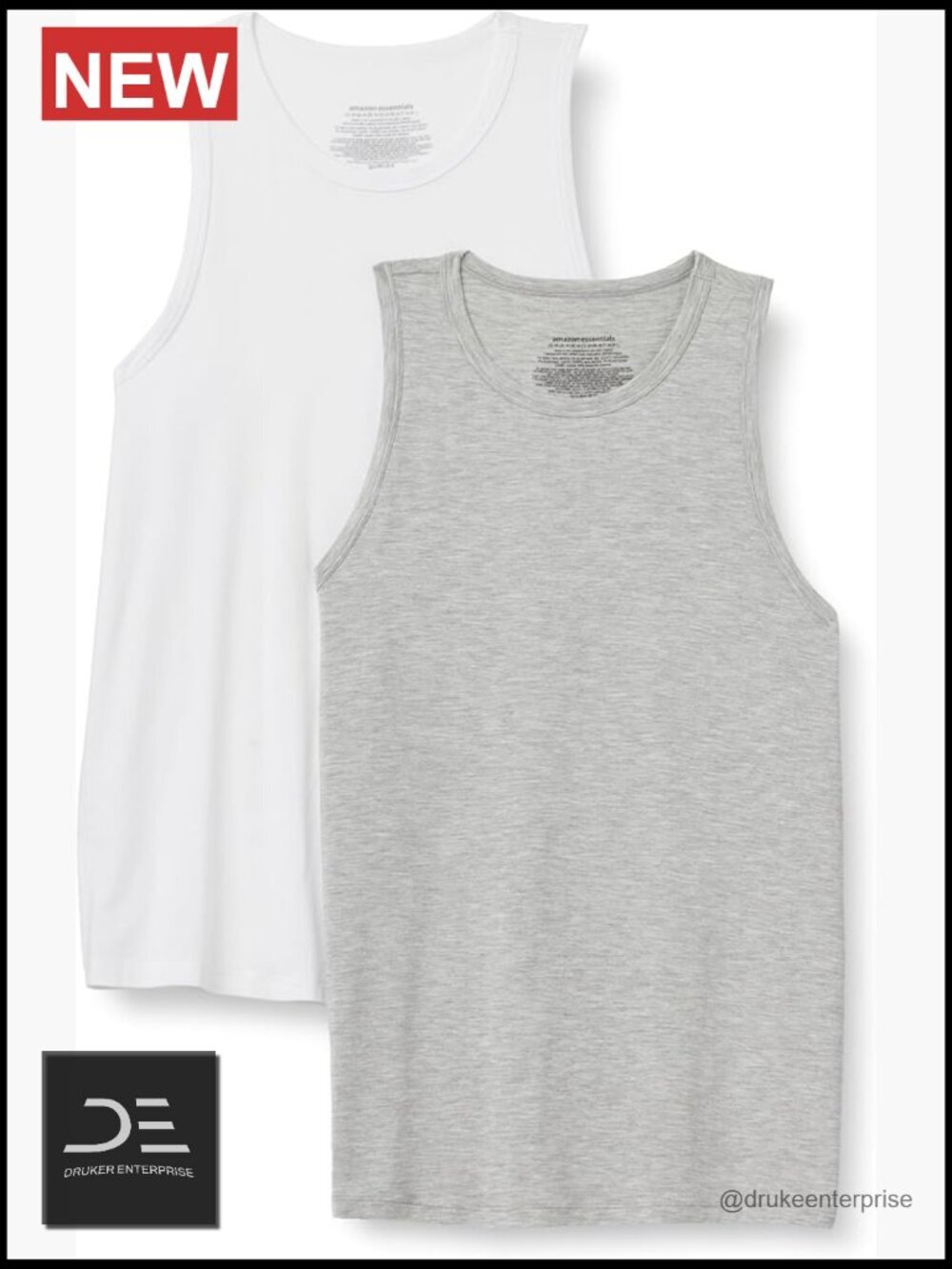 Men's Sleeveless Super Soft Modal Undershirt Scoop Neck